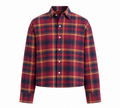 Croped-Checkered Premium Cotton Shirt[UNISEX]