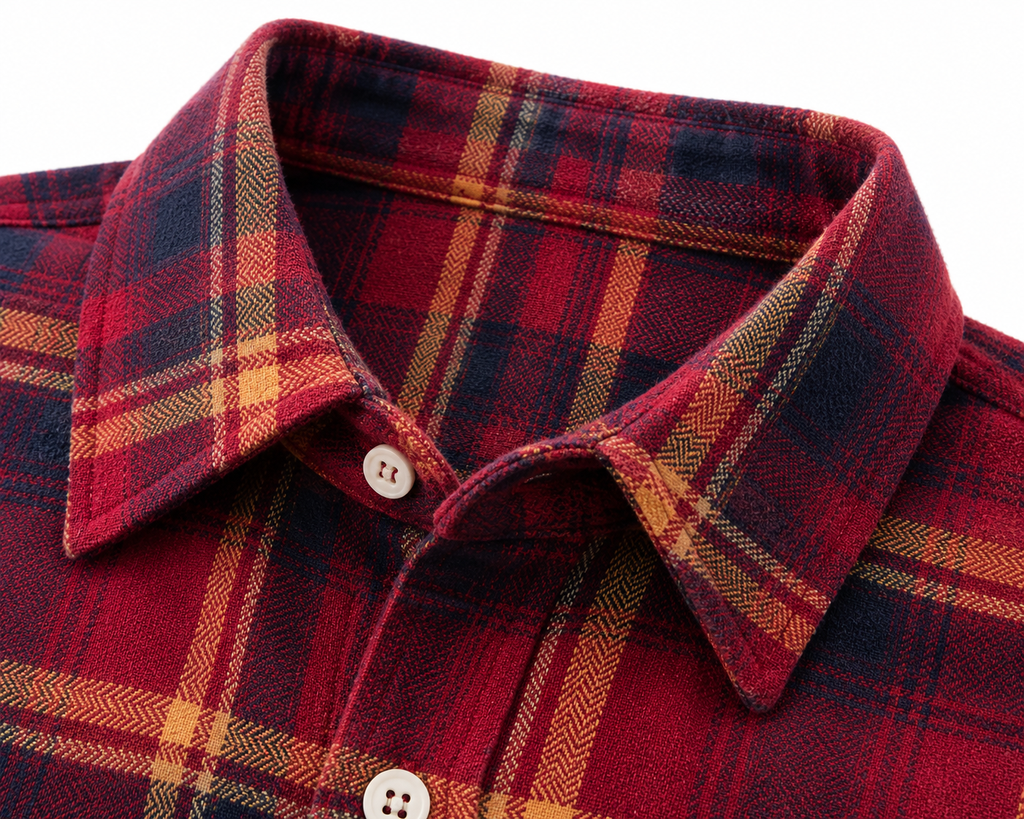 Croped-Checkered Premium Cotton Shirt[UNISEX]